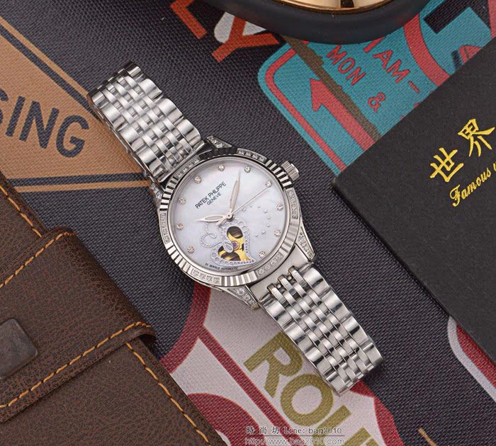 百達翡麗PATEK PHILPPE 最新上市 超強防水 日本進口8215全自動機械機芯 女士精品腕表  wssb3549